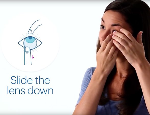 How to Put in Contact Lenses